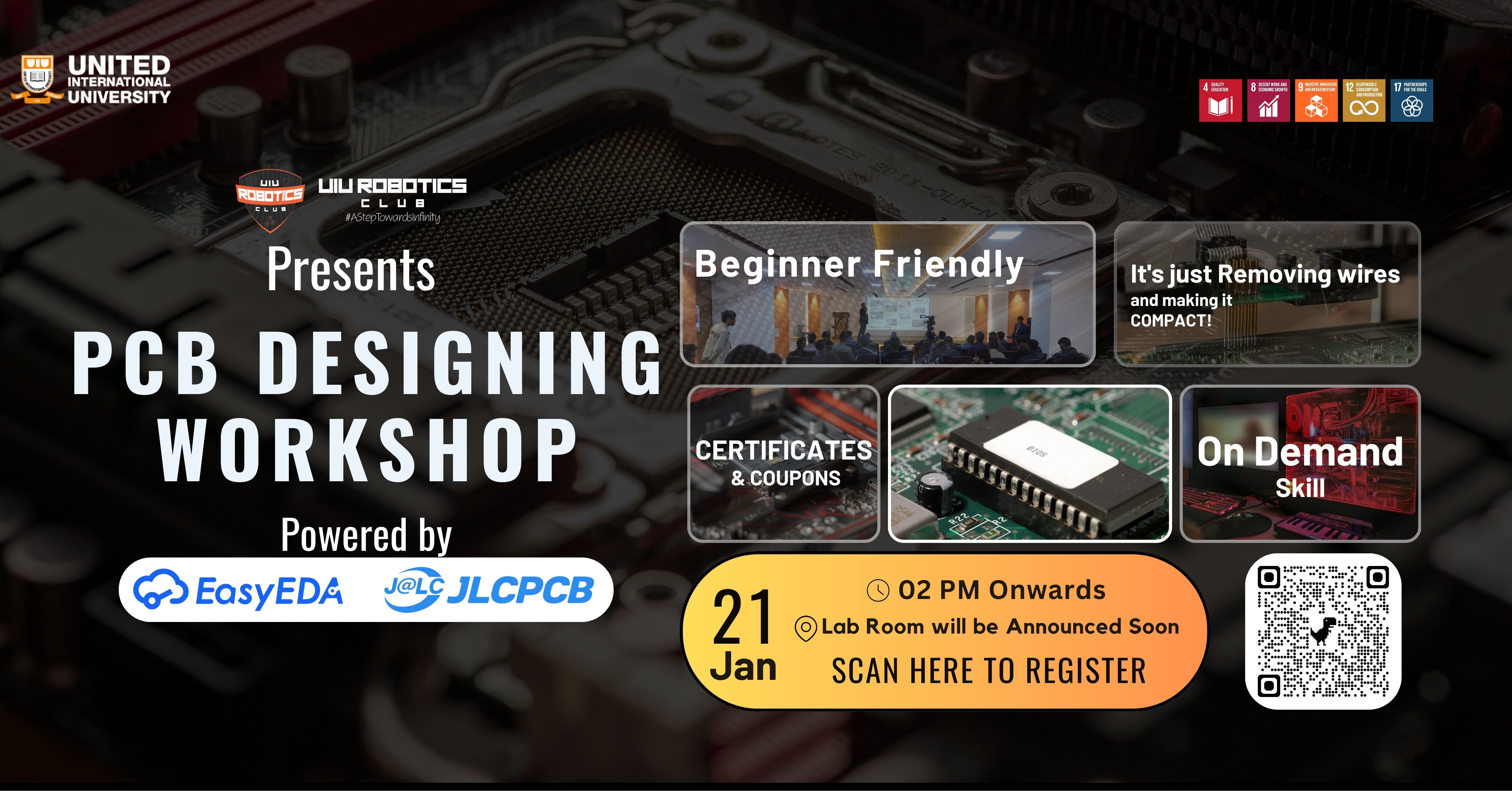 PCB Designing Workshop, powered by EasyEDA and JLCPCB!
